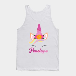 Name penelope unicorn lover Tank Top